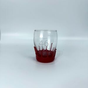 Makers Mark Bourbon Red Wax Dipped Whiskey Glass - 8 oz size Barware